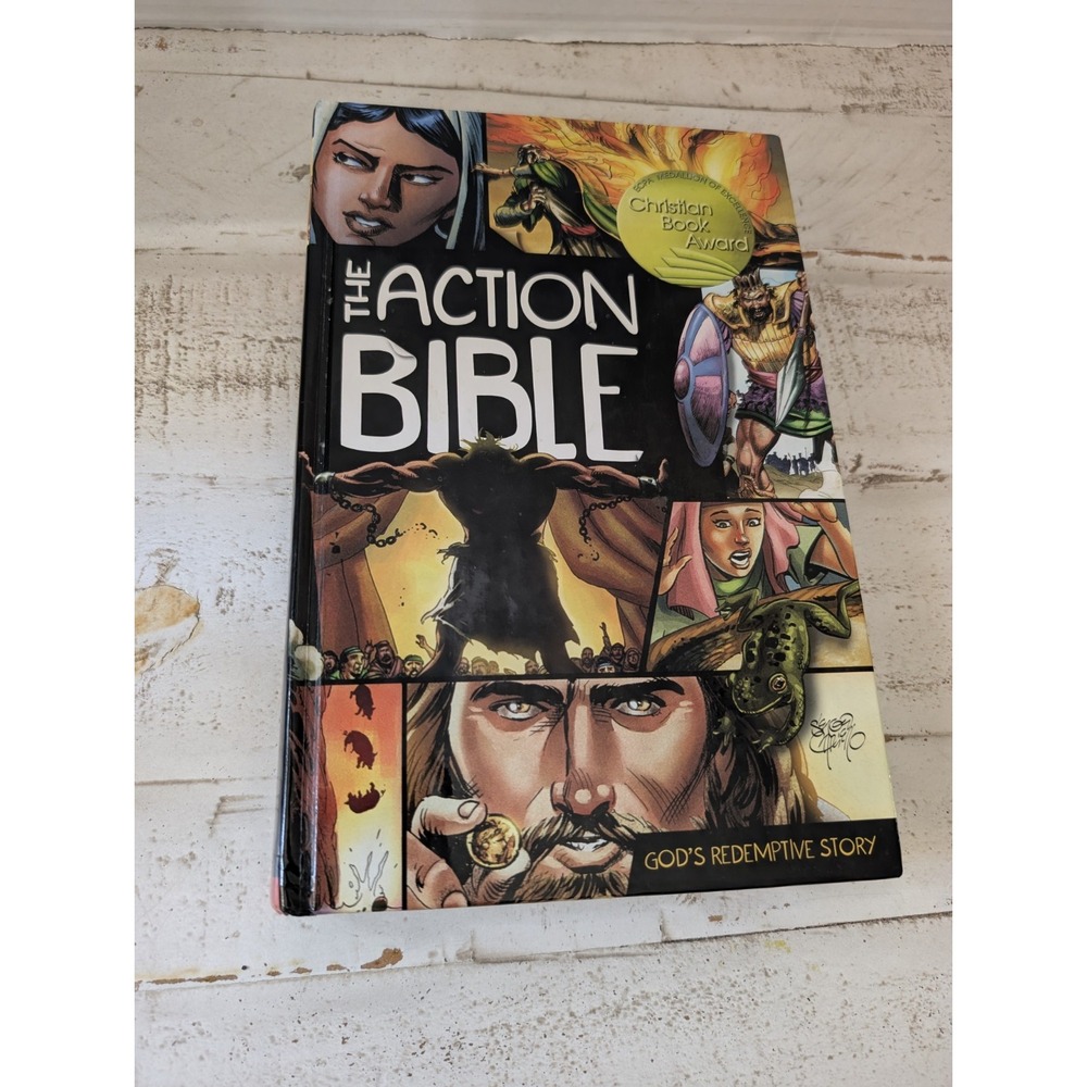 The Action Bible God's Redemptive Story Sergio Cariello NEW Hardcover 1st Editio